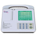 6-channel Digital ECG Machine, Electrocardiograph with Measure and Interpretation for HospitalNew